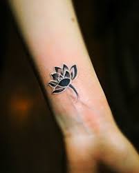 Lotus Love The White Outline Tribal Flower Tattoos Cute Small Tattoos Tattoos