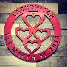 Custom Metal Art Is The Perfect Gift For Any Wedding Love Custom Metalart Wedding Weddinggift Upyourstyle Updesi Custom Metal Art Metal Wall Art Design