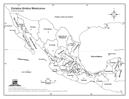 Mapa de méxico con densidad de población. Mapa De Mexico Con Nombres Y Division Politica Imagenes Chidas