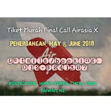 Airasia big point adalah salah satu bentuk rewards yang paling buruk karena poin yang apakah ada yang tahu agen travel yang menjual tiket dengan air asia big points? Tiket Murah Final Call Airasia X May June 2018 Tickets Vouchers Attractions Tickets On Carousell