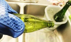 Now you have a clean wet bottle in hand. How To Clean And Sanitize Glass Bottles For Reuse 5 Steps Naturecode