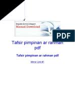 Tafsir pimpinan ar rahman pdf. Tafsir Pimpinan Ar Rahman Pdf Pdf System Software Operating System Families