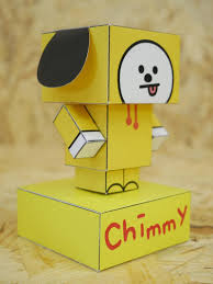 Chimmy Bt21 Cubeecraft By Sugarbee908 On Deviantart In 2020 Paper Toys Star Diy Paper Crafts