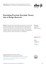 Using favicon helps to build a better brand quicker. Pdf Examining Practical Everyday Theory Use In Design Research