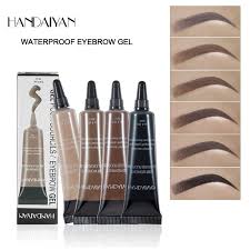 Handaiyan Pro Liuqid Black Brown Henna Eyebrow Makeup Waterproof Eye Beauty Tool Brows Tattoo Eyebrows Tint Gel Henna Eyebrows Eyebrow Gel Waterproof Eyebrow