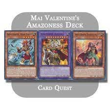 Amazon.com: YU-GI-OH! - Mai Valentine's Complete Amazoness Fusion Deck :  Toys & Games