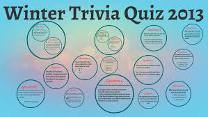 We know our vast oceans are made up of salt water, but did you know that 80 percent of the fresh water on earth is frozen as ice or snow? Winter Trivia Quiz 2013 By Maria Crossman