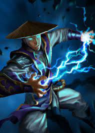 Digital Art By Le Long Cuded Mortal Kombat Art Raiden Mortal Kombat Mortal Kombat