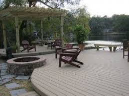 Custom Deck Deck Fire Pit Fire Pit On Wood Deck Fire Pit Patio