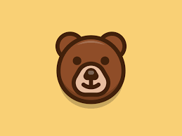 Bear By Sandor Design Popular Dribbble Shots Bear Art Cute Bears Animal Outline