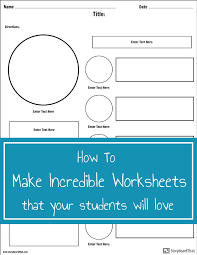 Learn How To Make Worksheets To Use Digitally Or To Print Out For Your Students Work From Teacher Worksheets Teaching Activities Teachers Pay Teachers Seller