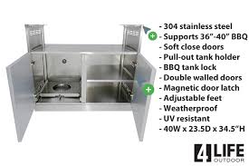 white bbq grill stainless steel outdoor
