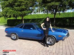 Image result for Bright Blue 1973 Challenger