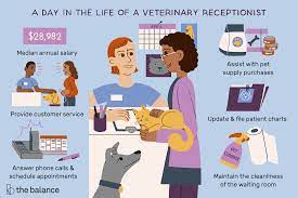 A veterinary assistant is an animal services professional who help veterinarians examine, diagnose and treat animal patients. Veterinary Receptionist Job Description Salary More