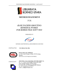 Lebuhraya pan borneo, juga dikenali sebagai lebuhraya trans borneo ini dianggarkan sepanjang lebih kurang 2239 km. Ms Packer Grouting Casing Borehole Drilling Rig