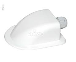 passe toit blanc simple pour 1 cable solaire