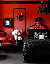 Interior Design Home Decor Home Accessories Rooms Bedrooms Red Black Furniture Beds Tufting Red Bedroom Walls Bedroom Red Red Rooms