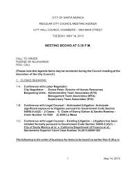 Does nykor pest services guarantee their work? Agenda City Of Santa Monica