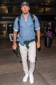 David beckham was keeping his hairdo under wraps when he stepped out in manchester on tuesday. The David Beckham Look Book Gq