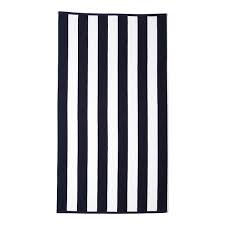 Black And White Striped Beach Towels Cabana Stripe Beach Towel Striped Beach Towel Beach Towel Cabana