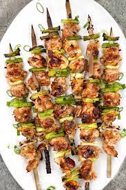 Japanese Yakitori Chicken Recipe L Panning The Globe Recipe Yakitori Chicken Easy Chicken Recipes Chicken Yakitori Recipe