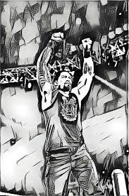 It is very popular to decorate the background of mac, windows, desktop or android device beautifully. Drawing Roman Reigns Cartoon Wallpaper