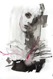 Illustration: Paola Travers in Alexander McQueen