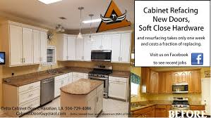 Finally, rinse with clear water and allow to dry. Delta Cabinetry Of New Orleans Cabinet Refacing