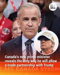 He's fired back with a new message after just being elected. lessons  learned life. AMERICA TAGAIN MERICA Canada's new prime minister reveals the  only way he will allow a trade partnership with