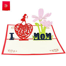 Beautiful handmade birthday day card idea. Mothers Day 3d Pop Up Greeting Card Gifts Flower I Love Mom Diy Cards From Daughter Son Fantastic Flower Handmade Gift Card Birthday Anniversary Invitation Wedding Love Gifts Envelope Include