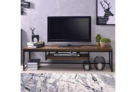 High gloss, metal & wooden finishes in stock. Acme Furniture Bob Contemporary Tv Stand With Metal Base A1 Furniture Mattress Tv Stands