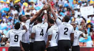 Fiji rugby union fans | fiji fans cheer during the match. Fiji 7s Races Against Time Planet Sevens