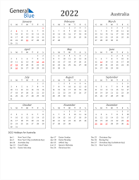 The current year is 2022 but calendar 2021, calendar 2023 and onwards are . 2022 Australia Calendar With Holidays