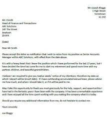 The main point of this letter is to tell your employer that you will be leaving the company and when your leave date will be. You Can Use This Simple Retirement Resignation Letter Example For Free After Ame Resignation Letter Sample Resignation Letter How To Write A Resignation Letter