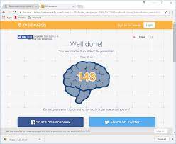 Test only takes one minute! Memorado Quick Iq Test Answers