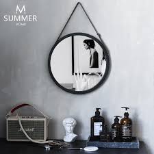 Round mirrors with gentle curved shapes can give the room a softer touch as well as adding space and light, the way that mirrors do. Sale Ikea Mirror Bathroom Round Mirror Dressing Wall Mirror Shopee Malaysia