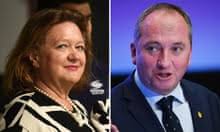 Gina Rinehart's son accused in court of 'disparaging' sister