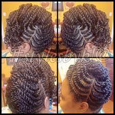 Marley Hair Twist Updo On Natural Hair Natural Hair Twists Natural Hair Styles Twist Hairstyles