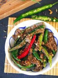 Pickled Chili Pepper Stuffed Peppers Chutney Recipes Indian Food Recipes
