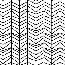 Herringbone Seamless Pattern With Hand Drawn Zigzag Lines Geometric Background Black And White Vector Illustration Graphic Wallpaper Shape Png And Vector Wi Geometric Background Zigzag Line Seamless Patterns