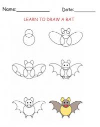 Coloring a lighthouse on an island picture. Free Printable Draw A Bat Worksheet