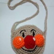 毛糸のポシェット アンパンマンの作り方 by はとみんさん レシピブログ 料理ブログのレシピ満載 手芸 編み 図 アンパンマン 手作り