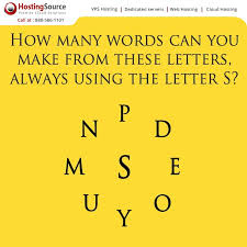 How Many Words Can You Make From These Letters Always Using Letter S Words Letter A Words Make Words With Letters
