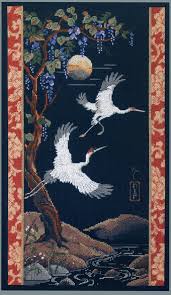 One nighters 56 herbs & spices. Kooler Design Studio Moonlit Cranes Cross Stitch Pattern 123stitch