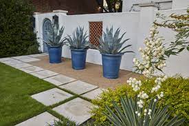 Using walkways in your landscape design can help separate different areas of your backyard. Agave Plant Archives Bonick Landscaping