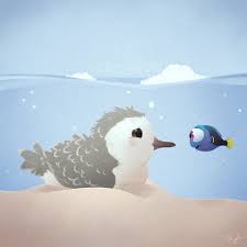 Bird From Finding Dory Babydory And Piper Color Version Findingdory Bird Fish Ocean Disney Illustration Drawing Art Artist Draw Instadisney Sk Art Art Day Artwork