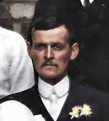 Henry Edgar Gorham with grandson Edgar Belshe, son of Esther Gorham Belshe  and Nolan Belshe