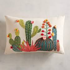 Shop wayfair for all the best cactus throw pillows. Pier 1 Imports Sunset Cactus Lumbar Pillow Ad Cactus Cactusmania Cacti Sewing Pillows Pillow Pattern Embroidery Patterns