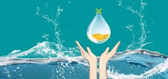Protected Water Source Simple Banner Poster Background In 2021 Protect Water Earth Illustration Water Sources