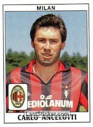 Rio ferdinand puts carlo ancelotti to the test, as the legendary italian manager is asked to pick his watch live coverage of carlo ancelotti's press conference at usm finch farm ahead of everton's. Sticker 242 Carlo Ancelotti Panini Calciatori 1989 1990 Laststicker Com